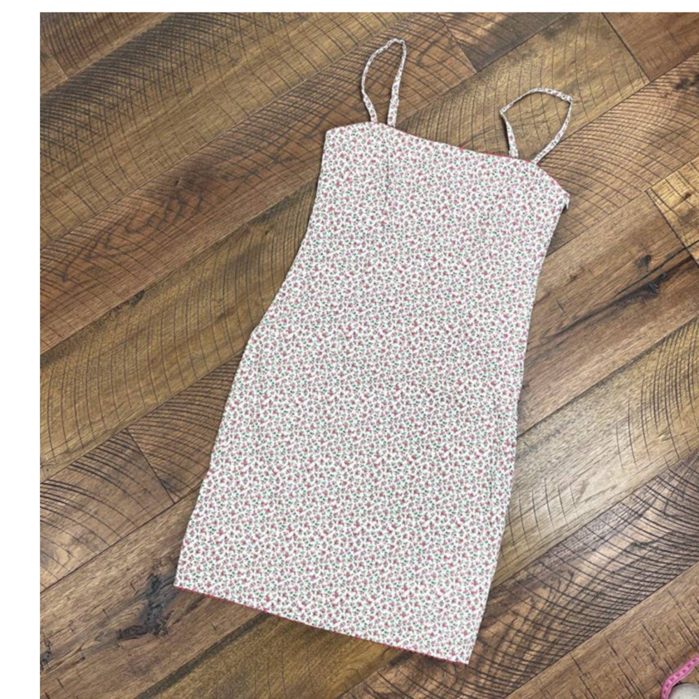 RALPH LAUREN 0 vintage floral mini dress